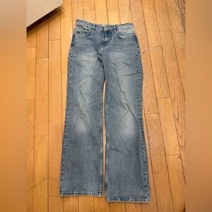 Zara Mid Rise blue jeans